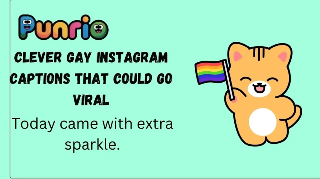 Clever Gay Instagram Captions That Could Go Viral
