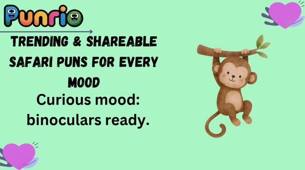 Trending & Shareable Safari Puns for Every Mood