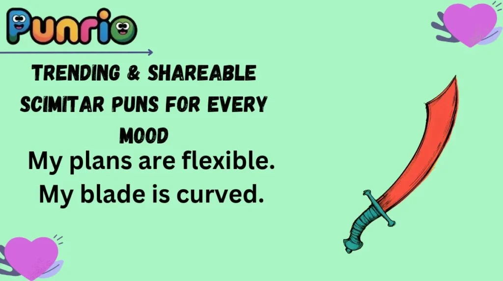 Trending & Shareable Scimitar Puns for Every Mood