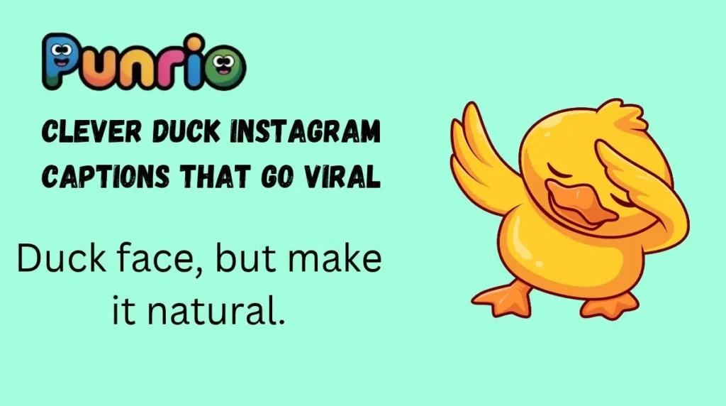 Clever Duck Instagram Captions That Go Viral