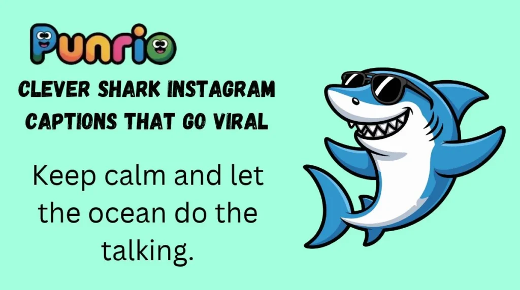 Clever Shark Instagram Captions That Go Viral